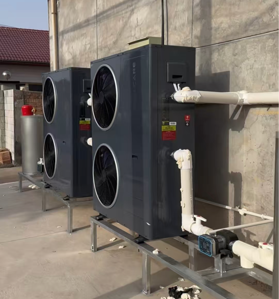 HVAC heating and hot-water circulation application for AHBP circulation pump