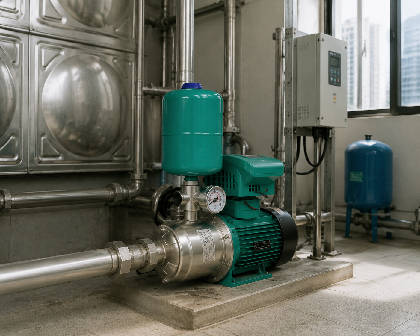 Clean water pressure boosting application for MHI horizontal multistage centrifugal pump