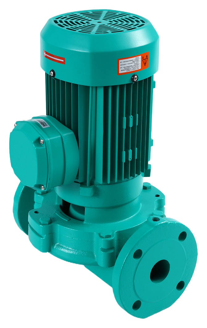 PH Series hot water circulation pump front view